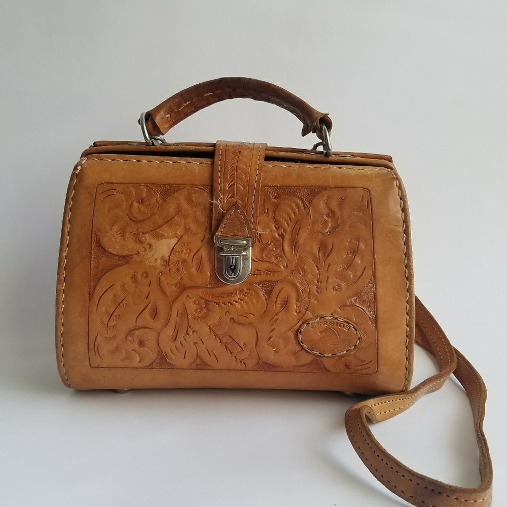 Vintage Segios Collection leather hand bag